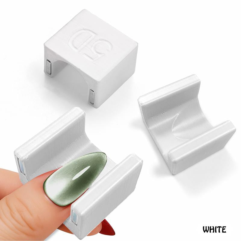 Honey Joy 5D Nail Magnet Tool for Cat Eye Gel Polish Non-Slip Finger Stand Strong Magnet Nail Art Manicure Tool for DIY & Salon Pink Cutics Cosmetic