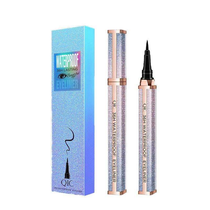 Waterproof Liquid Eyeliner - Smudge-Proof, Smear-Proof, Long-Lasting Precision Fiber Tip Design Effortlessly Creates Perfect Eyeliner Lines. Black Eyeliner Pen. Women'S Makeup. Ideal Christmas Gift