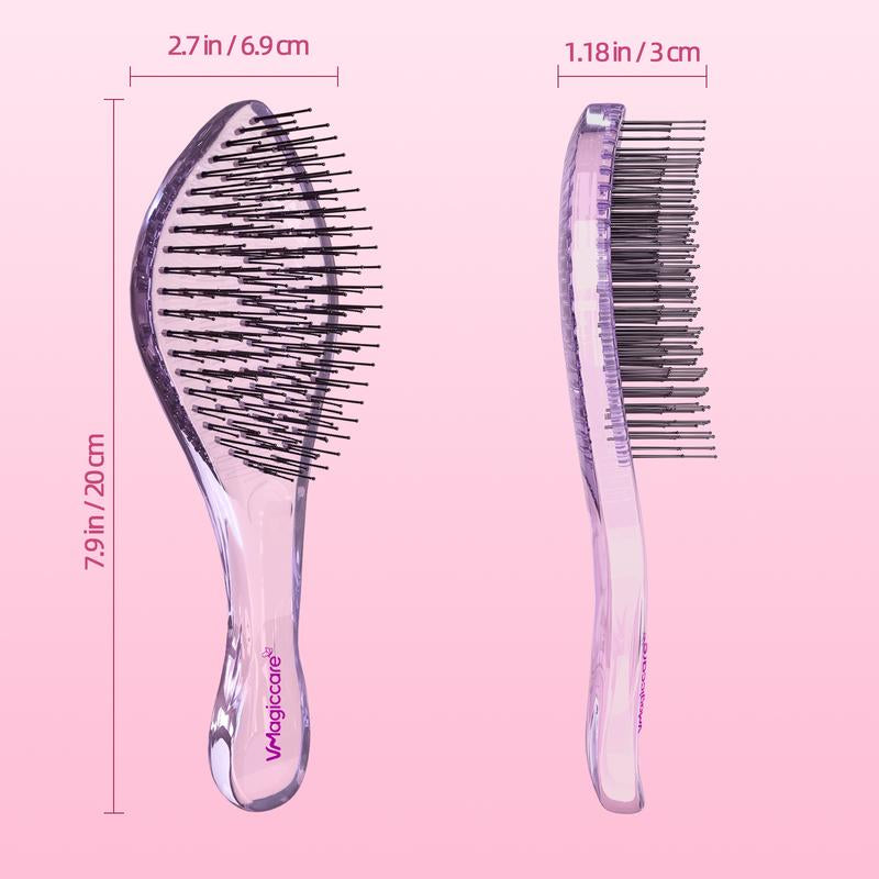 Christmas Must-Have-Vmagic Detangling Brush High-Quality Scalp Comb for Women Girls Men & Boys Use in Wet and Dry Hair Dual-Level Teeth for Effortless Detangling Long Lasting