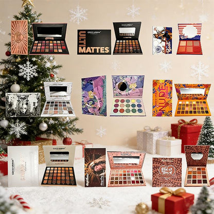 Chrome Shimmer Palette Soft Silver Rose [Valentine'S Day] Katie Limited Edition 25-Piece Makeup Kit Beginner-Friendly Pink Gift Box with Full-Color Eyeshadow Lip Glosses & Eyeliner Pens for Christmas Halloween Black Friday Birthdays