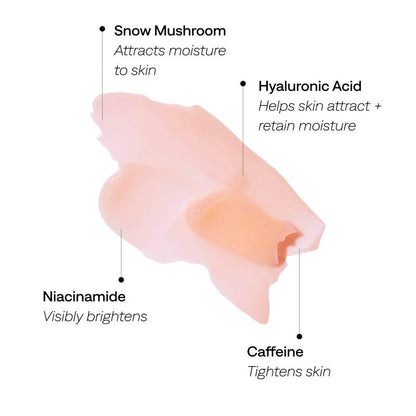 [Provence Beauty] Brightening Eye Cream (Niacinamide+Caffeine+Hyaluronic Acid) | French Eye Treatment with Cooling Applicator