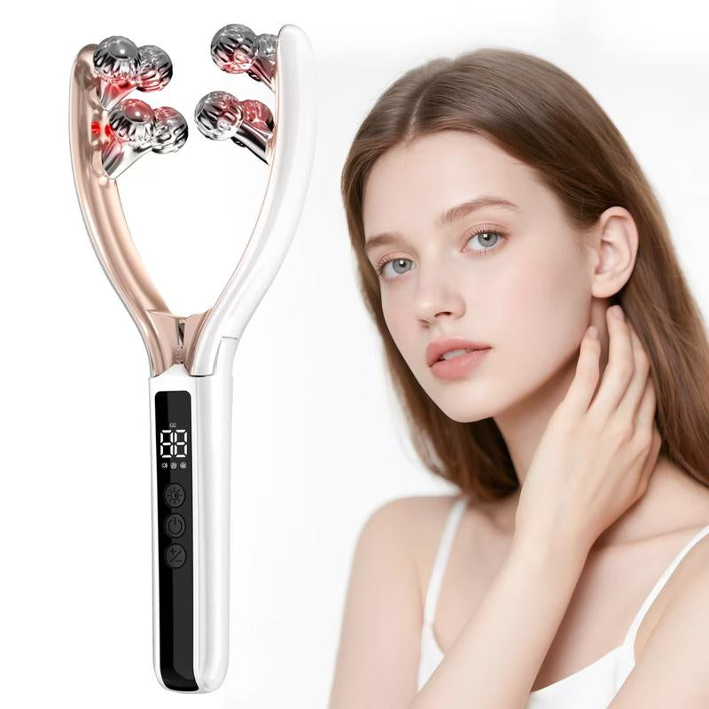 Wireless Face Massager Tool - Rechargeable Skin Care Device for Puffiness Reduction & Improved Circulation - Portable for Home & Travel - 300G Weight - 11.6X4.2X1.6 Inches Facial Roller Daily