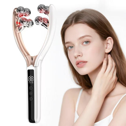 Wireless Face Massager Tool - Rechargeable Skin Care Device for Puffiness Reduction & Improved Circulation - Portable for Home & Travel - 300G Weight - 11.6X4.2X1.6 Inches Facial Roller Daily
