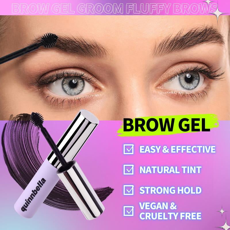 Quinnbella Brow Gel Eyebrow Tint Brow Sculpt Lift Eyebrow Styling Long Lasting Waterproof Eyebrow Soap Smudgeproof Long-Lasting Gel Liquid Stick Makeup Fluffy Tinted