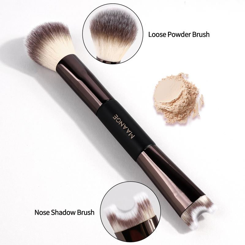 MAANGE Professional Makeup Brush Set for Women High-Quality Tools with Soft Bristles and Elegant Design for Liquid Cream Powder Foundation Eyeshadow Nose Contour Brushes Makeup Tool Kit