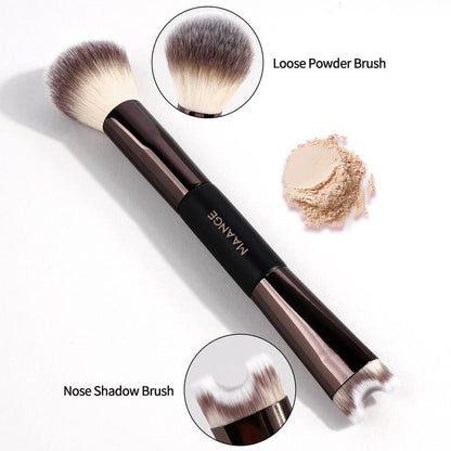 MAANGE Professional Makeup Brush Set for Women High-Quality Tools with Soft Bristles and Elegant Design for Liquid Cream Powder Foundation Eyeshadow Nose Contour Brushes Makeup Tool Kit