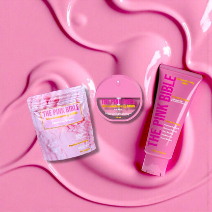 THE PINK BIBLE 3 Piece Favorites Ph Balancing Odor Blocking TRAVEL Set