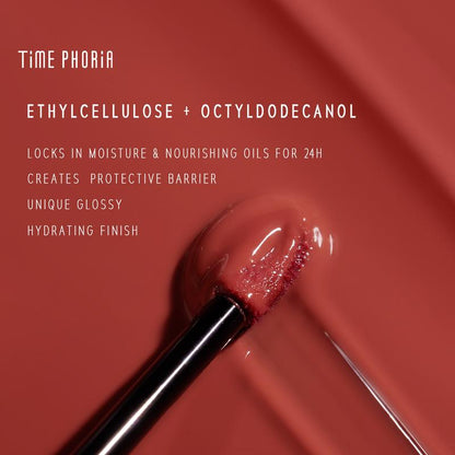 [TIMEPHORIA] Creator Exclusive- Stellar Dust Lip Stain 5Ml - High Coverage Lip Tint & Gloss with Glassy Finish & 30% Moisture Content for Flawless Makeup Look