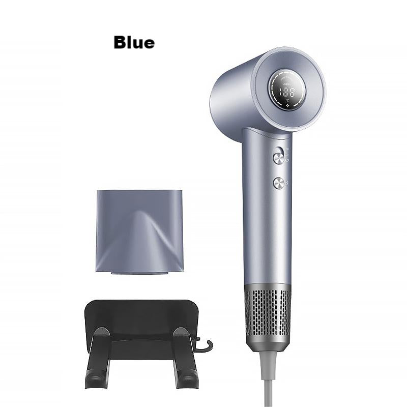 FOCHIER F High-Speed Ionic Hair Dryer, 200 Million Negative Ions, 110,000 RPM Brushless Motor, 1400W Fast Blow Dryer, Low Noise, Magnetic Nozzles