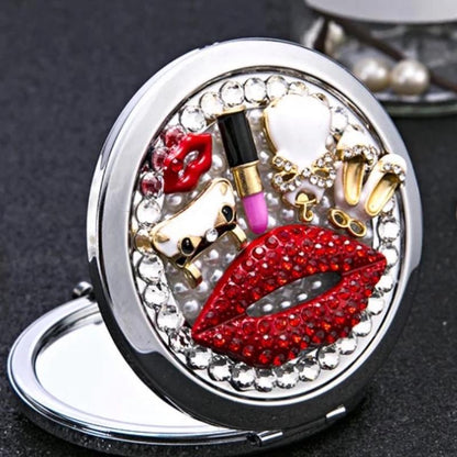 Mini Mirror Makeup Compact Cosmetic Full