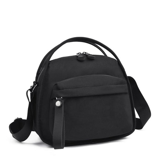 WDX Lightweight Quilted Tote Bag,Black Oxford Fabric Handbag Women’S Bag 2026 New Style Handheld Crossbody Commuter Bag ,Everyday Purse,Women'S Elegant Solid Color Shoulder Bag, Fashionable Zipper Crossbody Bag for Daily Used,