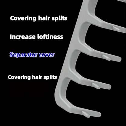 1Pc Puff Texture Styling Comb Natural Curl Perm Tool Root Volume Cover Hair Gap Beauty Brush, Hair Care Accessory, Easy Use