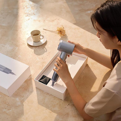 FOCHIER F High-Speed Ionic Hair Dryer, 200 Million Negative Ions, 110,000 RPM Brushless Motor, 1400W Fast Blow Dryer, Low Noise, Magnetic Nozzles