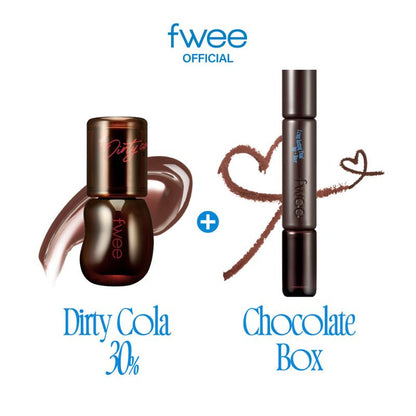 [Tiktok Shop Exclusive] Fwee Easy Lazy Lip Combo | LONG-LASTING DUAL COLORING STICK LIP + LINER & 3D Voluming Gloss | Transproof Lip Combo |