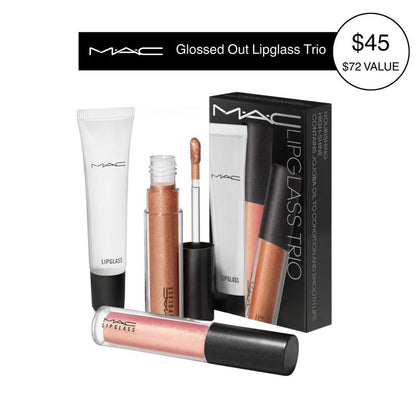 MAC Glossed Out Lipglass Trio