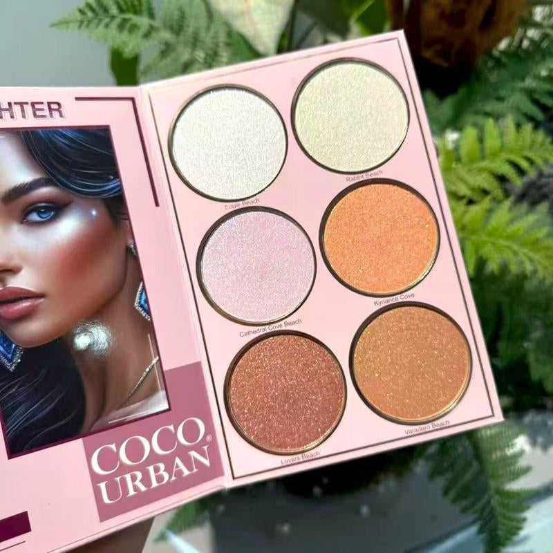 91Colors Professional Eyeshadow Palette - Diverse Shades, Smooth Texture, Elevate Your Eye Makeup Game for Any Occasion, Versatile Use, 6 in 1 Palette