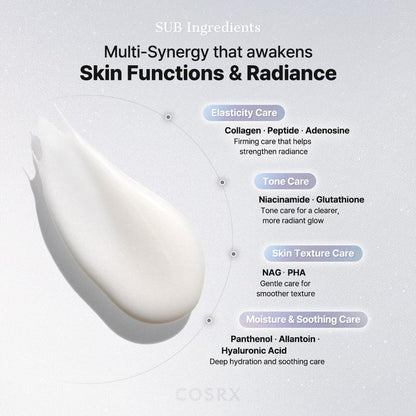 [COSRX Official] PDRN EXOSOME Skinplaning Glaze Mask (50Ml) | SILICONE BRUSH INCLUDED, COLLAGEN PEEL MASK, PDRN + EXOSOME