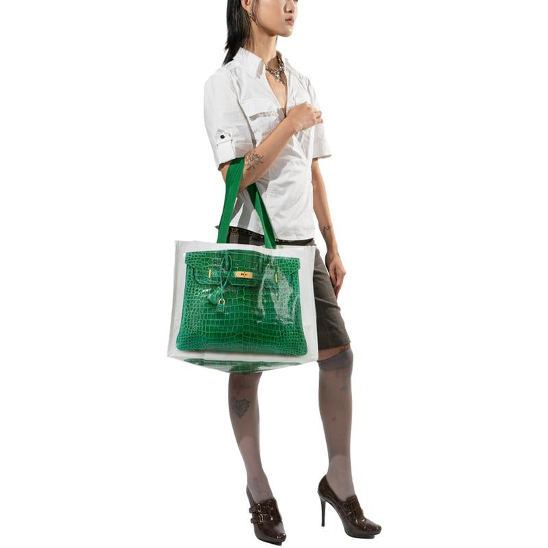 2026 INS Blogger'S Parody Creative Grocerybags Platinum Bag Remake Fashion Blogger'S Same Fitness and Leisure Bag Beach Bag