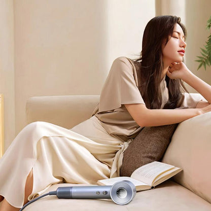 FOCHIER F High-Speed Ionic Hair Dryer, 200 Million Negative Ions, 110,000 RPM Brushless Motor, 1400W Fast Blow Dryer, Low Noise, Magnetic Nozzles