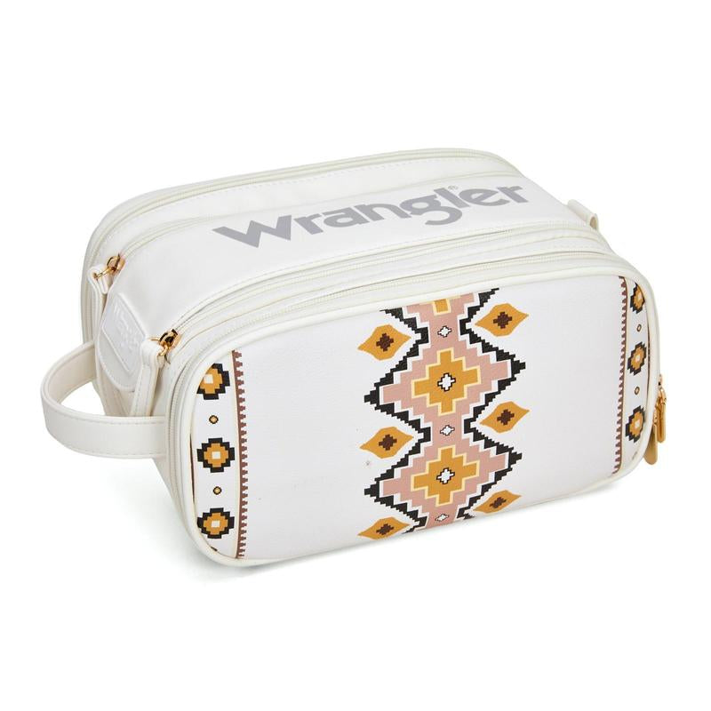 Wrangler Large Makeup Bag Travel Toiletry Bag Portable Cosmetic Bag
