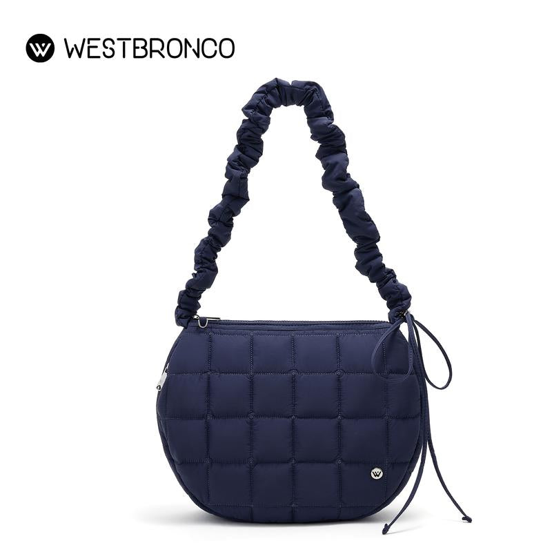 [New In]Westbronco Puffy Crossbody Bag for Women Valentine'S Day Gift Idea with Drawstrin Strap New Season Trendy Chic Fashion Purse Casual Cute Style Lightweight Everyday City Work Bag Gift for Girl