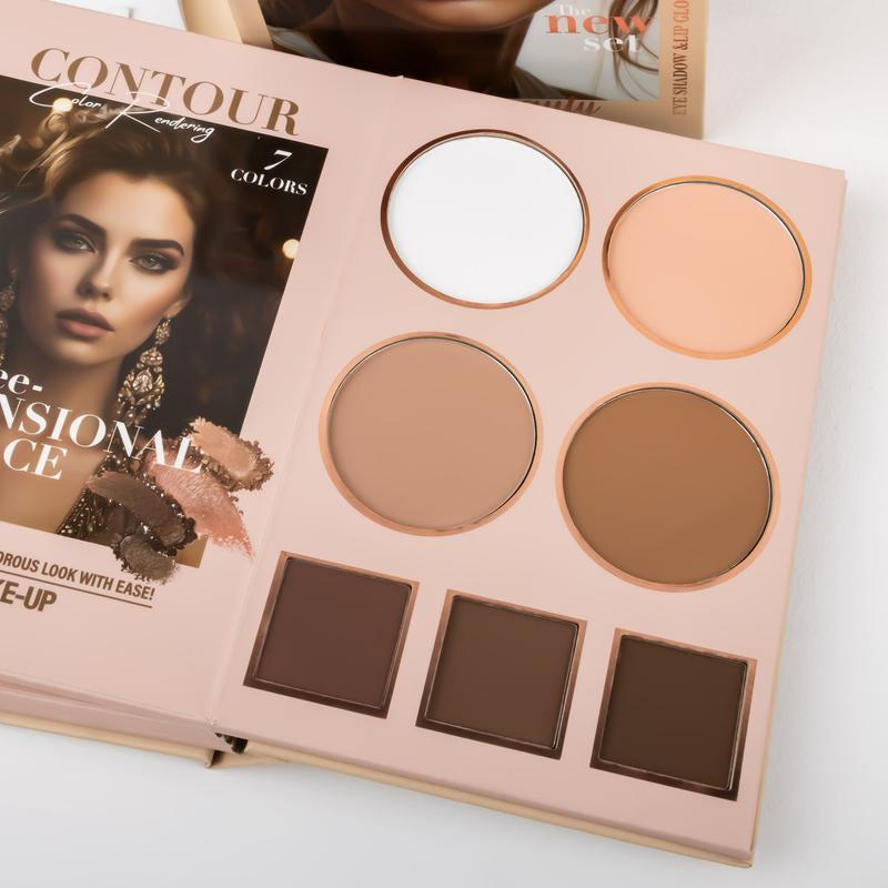 URATM 67-Color Makeup Palette with 24 Eye Shadow 10 Lip Gloss 10 Highlighter 6 Blush 7 Contour Shades for Professional Look & Gift Set Glossy Radiant Cosmetic Smooth Pumps of Blush Original Cream Bronzer Stick Target Ms Jeanie Flower Knows