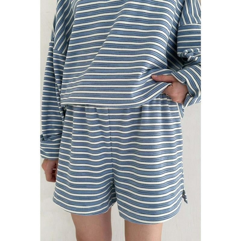 Roxanne Ultra Soft Striped Shorts