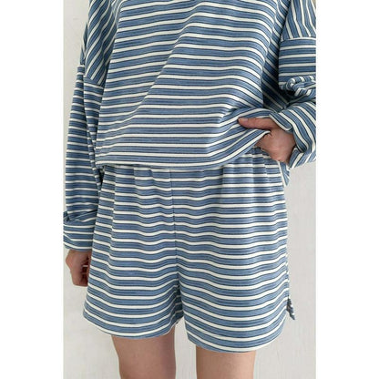 Roxanne Ultra Soft Striped Shorts
