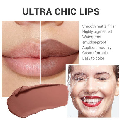 Long Lasting Waterproof 24 Hours Matte Lipstick for Women - Christmas Makeup - Lipstick, Matte Gloss Lipgloss