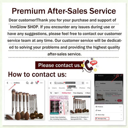Makeup Set (11 Brushes+3 Sponges&Puffs) ； Free Tutorial for Beginners；Makeup Brushes Set 1 Set Multifunctional Makeup Brushes Makeup Tools for Women Cosmetics Brushes Set Makeup Kits Cosmetics Kits Concealer Brush