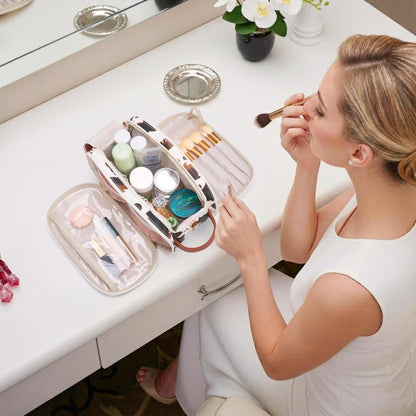 Wrangler Large Makeup Bag Travel Toiletry Bag Portable Cosmetic Bag