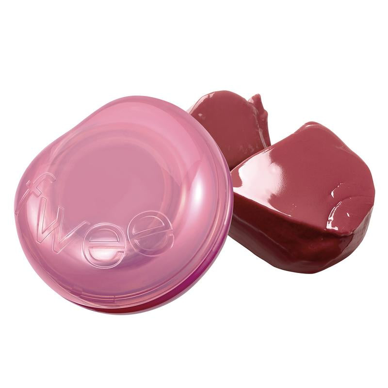 Fwee - Lip&Cheek Glowy Jelly Pot 0.14Oz | MULTI-USE TINTED JELLY BALM, SOFT DEWY GLOW