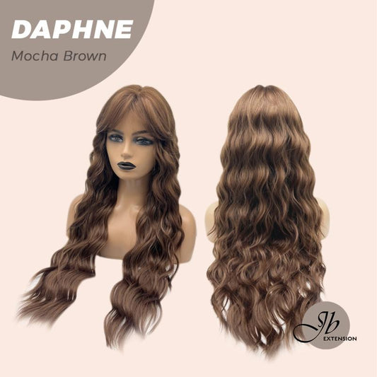 JBEXTENSION 29 Inches Long Body Wave Wig with Bangs DAPHNE