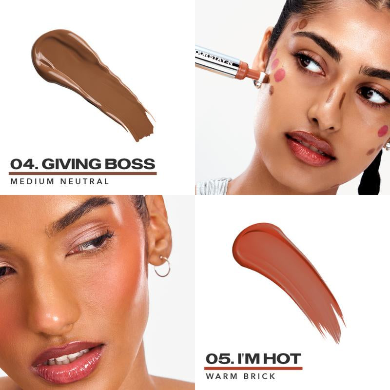 Sculpt & Blush DUO: Contour & Cheek STAY-N DUO, All-Day Wear, Buildable Pigment, Precise Applicator