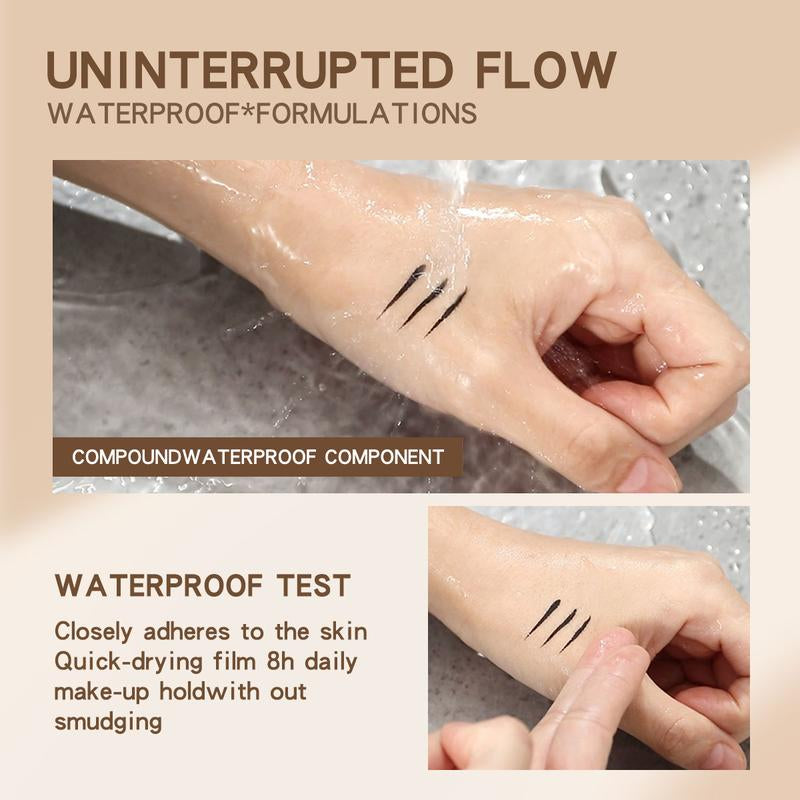 12Pcs Smooth Eyeliner Pencil Set Waterproof Long Lasting Makeup Super Smudge Proof Freckle Pens Significantly Colored Not Easy to Fade Quick Drying Formula Cosmetic