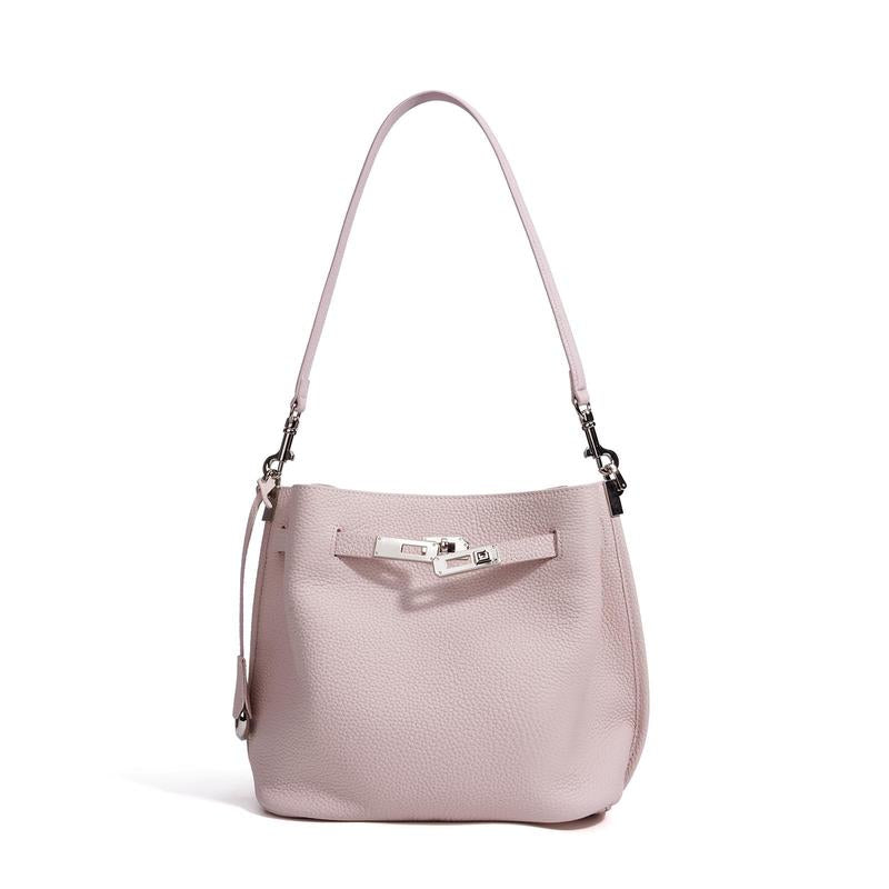 SADI Bag 2026 New Large Capacity Genuine Leather Bucket Bag Women Commuter Shoulder Crossbody Bag 30CM