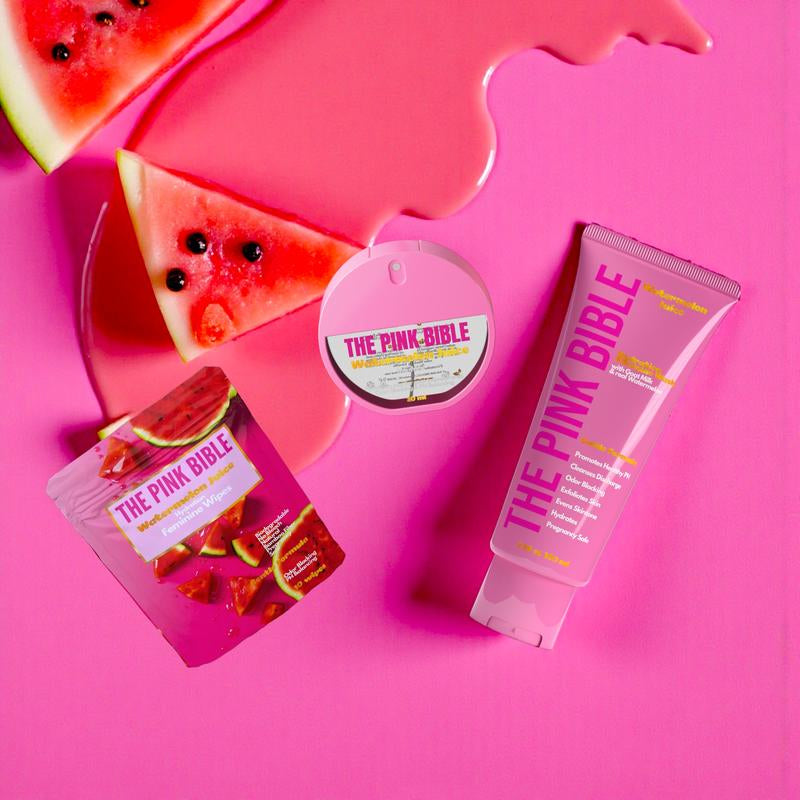 THE PINK BIBLE 3 Piece Favorites Ph Balancing Odor Blocking TRAVEL Set