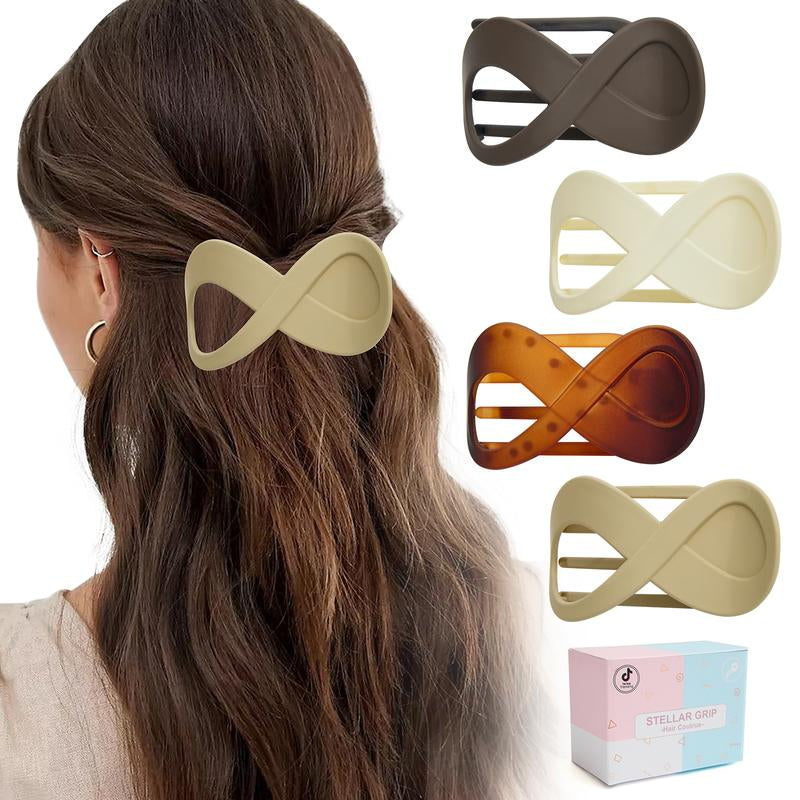 The Perfect Gift Idea- 4-Pc Duckbill Hair Clip Set in Adorable Packaging | Gentle yet Strong Hold for Her | a Thoughtful Present for Daughters, Friends & Loved Ones