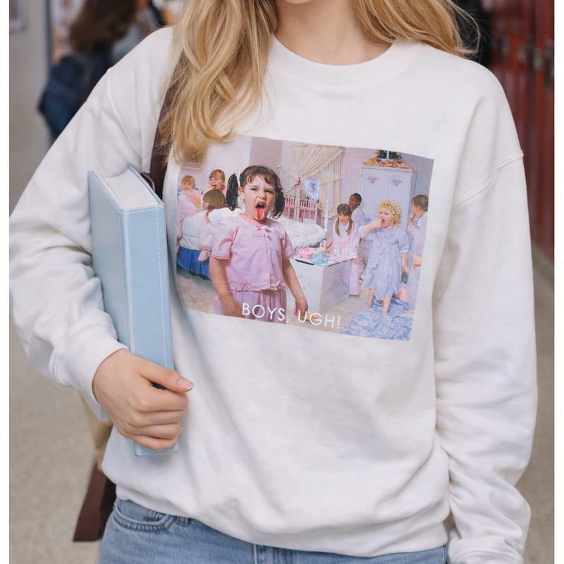 'Boys, Ugh!' Crewneck Sweatshirt
