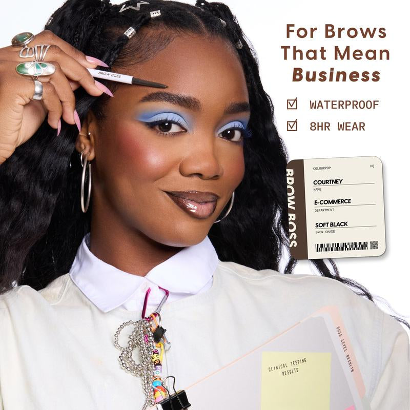 Colourpop Brow Boss Duo – Waterproof Brow Pencil + 24HR Clear Brow Gel | Tiktok Shop Exclusive