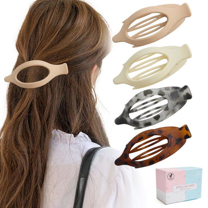The Perfect Gift Idea- 4-Pc Duckbill Hair Clip Set in Adorable Packaging | Gentle yet Strong Hold for Her | a Thoughtful Present for Daughters, Friends & Loved Ones