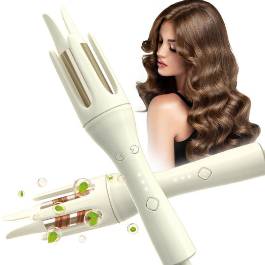 Automatic Hair Curler,Hair Automatic Curling Iron 1.25 Inch 3 Temperatures, 2-Way Rotation, Anti-Tangle, Anti-Scald, Automaticshut-Off, Christmas Anniversary Birthday Gifts for Women