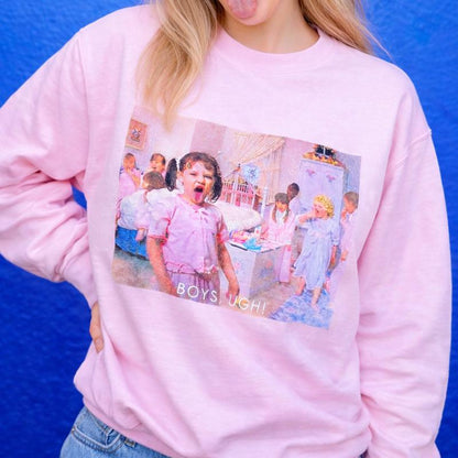 'Boys, Ugh!' Crewneck Sweatshirt