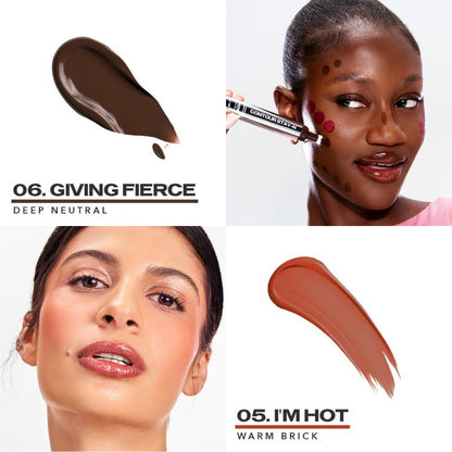 Sculpt & Blush DUO: Contour & Cheek STAY-N DUO, All-Day Wear, Buildable Pigment, Precise Applicator