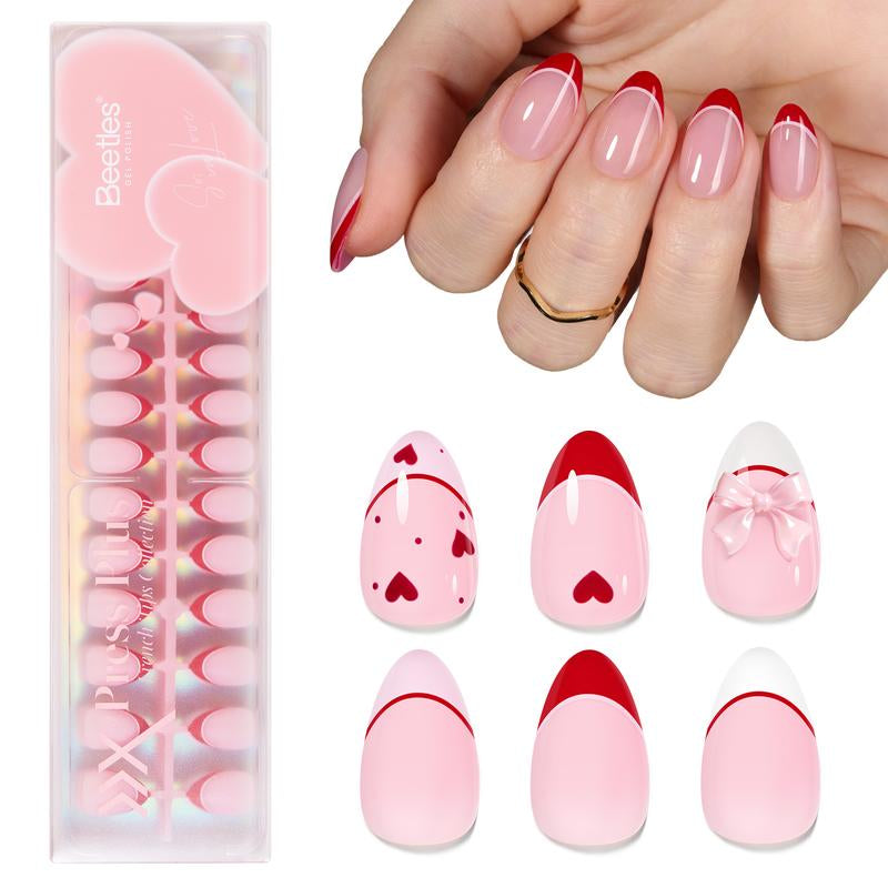 【Ideal Gift】Beetles HEARTBEAT Gel Nail Polish Nail Art DIY Manicure Kit, Best Gift Choice for Women and Girls Cutics