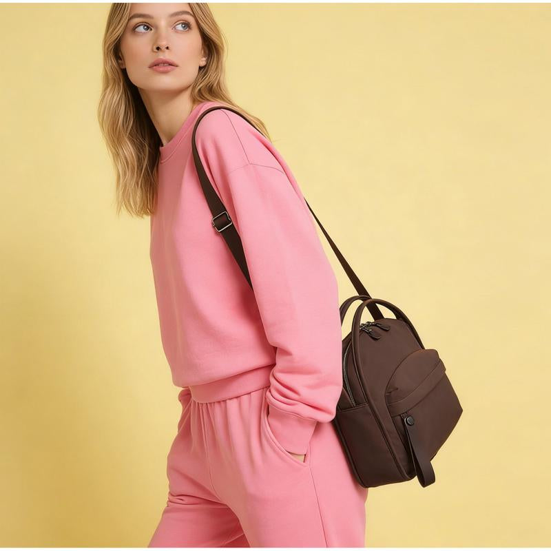 WDX Lightweight Quilted Tote Bag,Black Oxford Fabric Handbag Women’S Bag 2026 New Style Handheld Crossbody Commuter Bag ,Everyday Purse,Women'S Elegant Solid Color Shoulder Bag, Fashionable Zipper Crossbody Bag for Daily Used,
