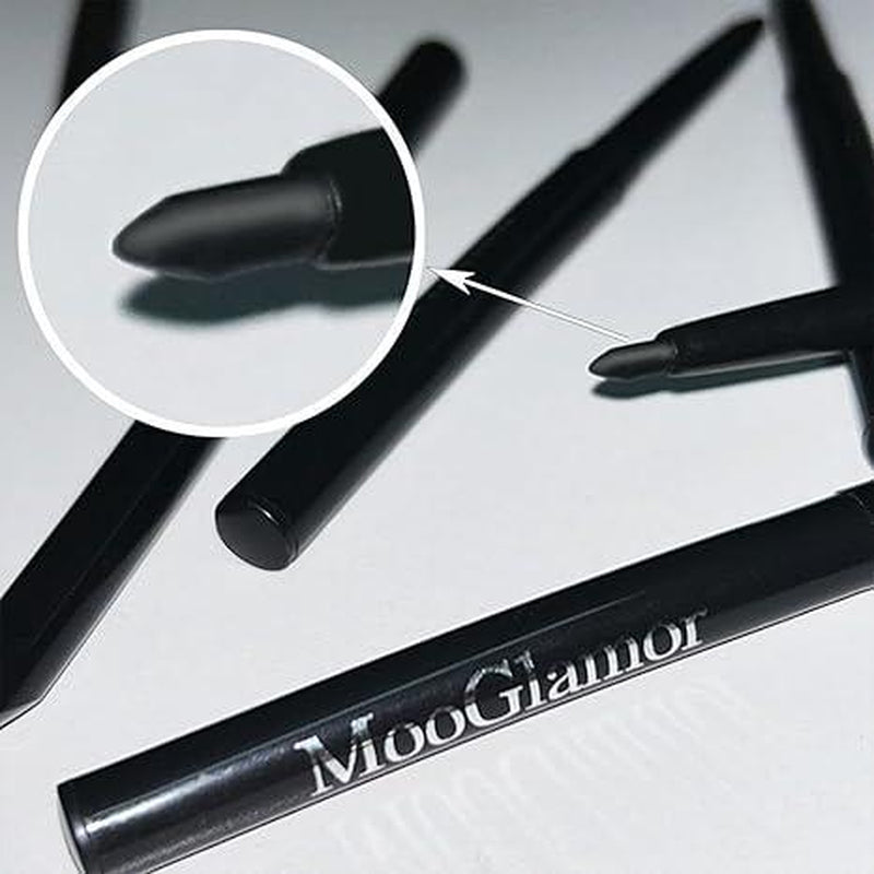 12Pcs Smooth Eyeliner Pencil Set Waterproof Long Lasting Makeup Super Smudge Proof Freckle Pens Significantly Colored Not Easy to Fade Quick Drying Formula Cosmetic