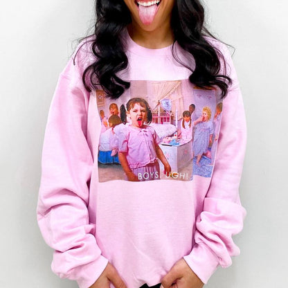 'Boys, Ugh!' Crewneck Sweatshirt