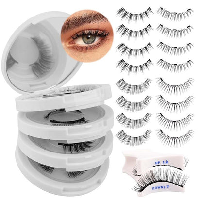 Magnetic Eyelashes Natural Look Wispy Waterproof Reusable Easy Application No Glue Needed Youth Friendly(Please Check Quantity)