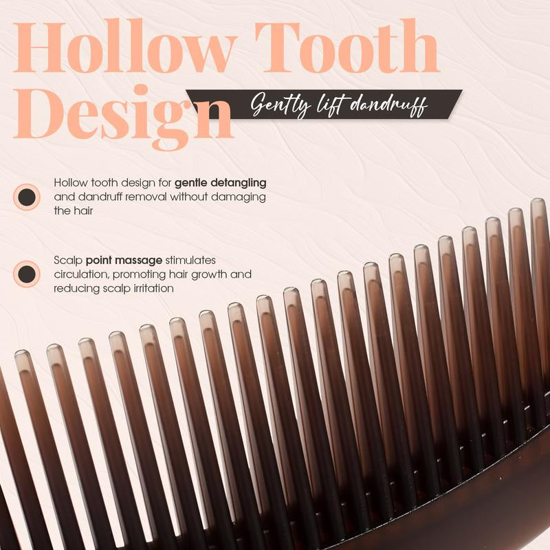 Scalp Sweep Dandruff Removal Massage Comb for Greasy Scalp Promotes Blood Circulations Removes Oil Dandruff Enhances Hair Shine